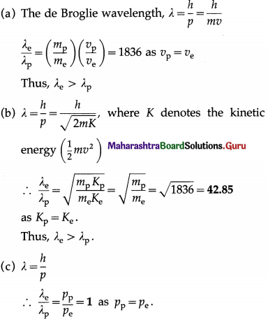 Maharashtra Board Class 12 Physics Solutions Chapter 14 Dual Nature of Radiation and Matter 6