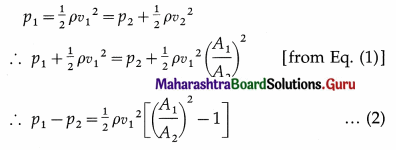 Maharashtra Board Class 12 Physics Solutions Chapter 2 Mechanical Properties of Fluids 12
