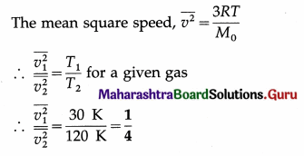 Maharashtra Board Class 12 Physics Solutions Chapter 3 Kinetic Theory of Gases and Radiation 38
