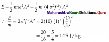 Maharashtra Board Class 12 Physics Solutions Chapter 5 Oscillations 70