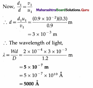 Maharashtra Board Class 12 Physics Solutions Chapter 7 Wave Optics 71