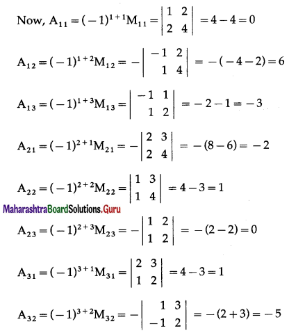 Maharashtra Board 12th Maths Solutions Chapter 2 Matrices Miscellaneous Exercise 2A 46
