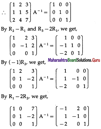 Maharashtra Board 12th Maths Solutions Chapter 2 Matrices Miscellaneous Exercise 2A 52