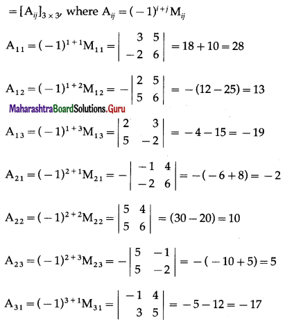 Maharashtra Board 12th Maths Solutions Chapter 2 Matrices Miscellaneous Exercise 2B 14