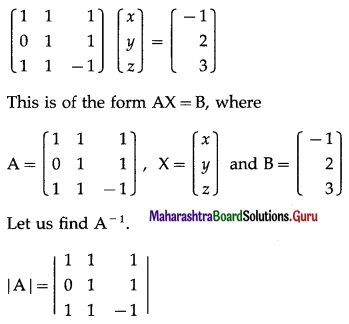 Maharashtra Board 12th Maths Solutions Chapter 2 Matrices Miscellaneous Exercise 2B 17