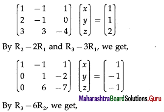 Maharashtra Board 12th Maths Solutions Chapter 2 Matrices Miscellaneous Exercise 2B 21