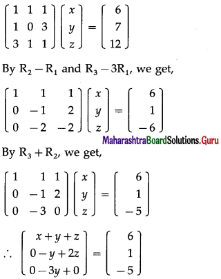 Maharashtra Board 12th Maths Solutions Chapter 2 Matrices Miscellaneous Exercise 2B 30