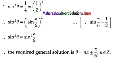 Maharashtra Board 12th Maths Solutions Chapter 3 Trigonometric Functions Ex 3.1 10