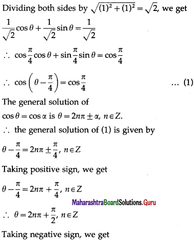 Maharashtra Board 12th Maths Solutions Chapter 3 Trigonometric Functions Ex 3.1 11