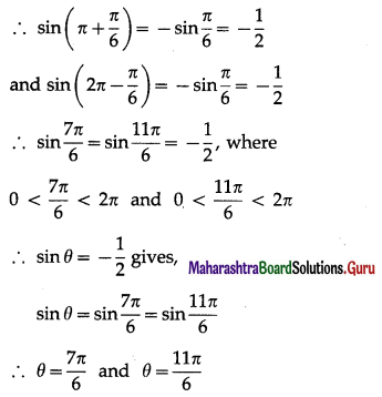 Maharashtra Board 12th Maths Solutions Chapter 3 Trigonometric Functions Ex 3.1 2