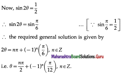 Maharashtra Board 12th Maths Solutions Chapter 3 Trigonometric Functions Ex 3.1 6