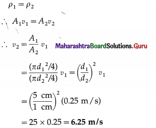 Maharashtra Board Class 12 Physics Important Questions Chapter 2 Mechanical Properties of Fluids 37