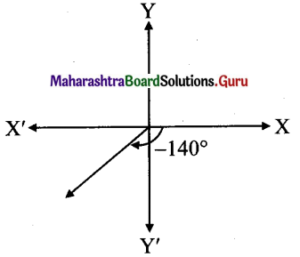 Maharashtra Board 11th Maths Solutions Chapter 1 Angle and its Measurement Ex 1.1 1