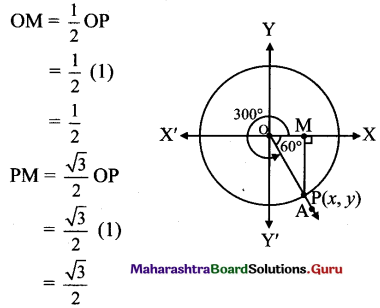 Maharashtra Board 11th Maths Solutions Chapter 2 Trigonometry - I Ex 2.1 13