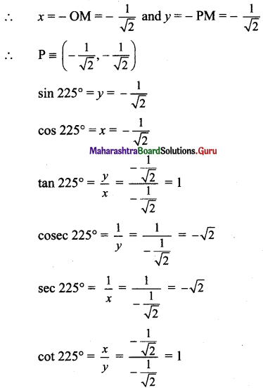 Maharashtra Board 11th Maths Solutions Chapter 2 Trigonometry - I Miscellaneous Exercise 2 10