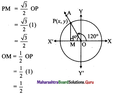 Maharashtra Board 11th Maths Solutions Chapter 2 Trigonometry - I Miscellaneous Exercise 2 7