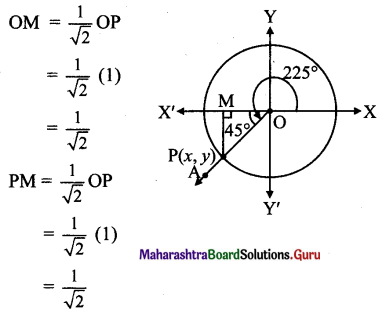 Maharashtra Board 11th Maths Solutions Chapter 2 Trigonometry - I Miscellaneous Exercise 2 9