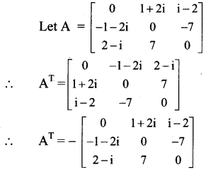 Maharashtra Board 11th Maths Solutions Chapter 4 Determinants and Matrices Ex 4.4 11