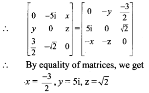 Maharashtra Board 11th Maths Solutions Chapter 4 Determinants and Matrices Ex 4.4 9