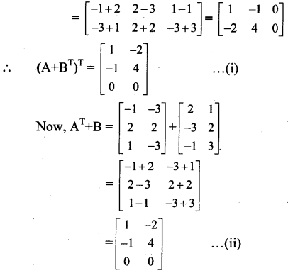 Maharashtra Board 11th Maths Solutions Chapter 4 Determinants and Matrices Ex 4.7 12