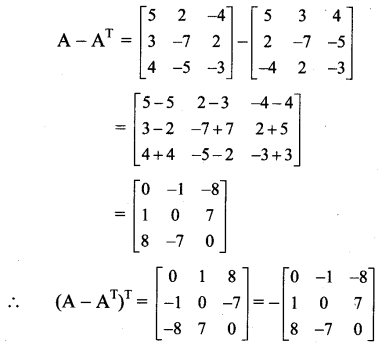 Maharashtra Board 11th Maths Solutions Chapter 4 Determinants and Matrices Ex 4.7 17