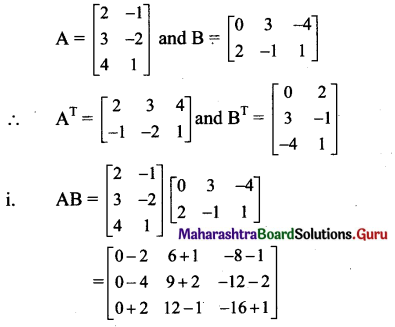 Maharashtra Board 11th Maths Solutions Chapter 4 Determinants and Matrices Ex 4.7 21