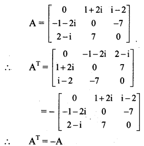 Maharashtra Board 11th Maths Solutions Chapter 4 Determinants and Matrices Ex 4.7 4