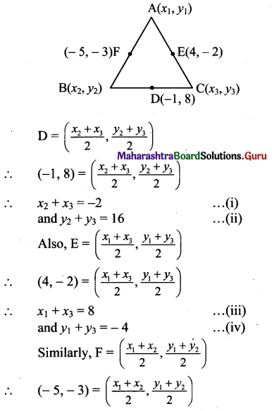 Maharashtra Board 11th Maths Solutions Chapter 5 Straight Line Ex 5.4 14