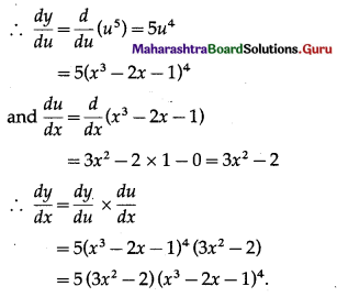 Maharashtra Board 12th Maths Solutions Chapter 1 Differentiation Ex 1.1 1