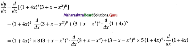 Maharashtra Board 12th Maths Solutions Chapter 1 Differentiation Ex 1.1 29
