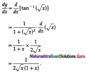 Maharashtra Board 12th Maths Solutions Chapter 1 Differentiation Ex 1.2 107