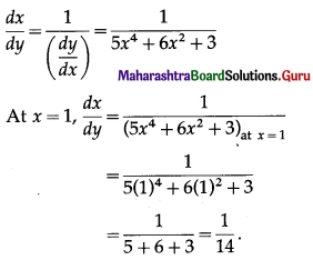 Maharashtra Board 12th Maths Solutions Chapter 1 Differentiation Ex 1.2 17
