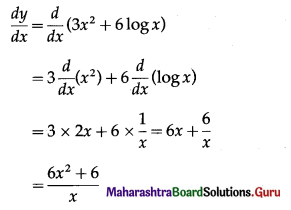 Maharashtra Board 12th Maths Solutions Chapter 1 Differentiation Ex 1.2 20