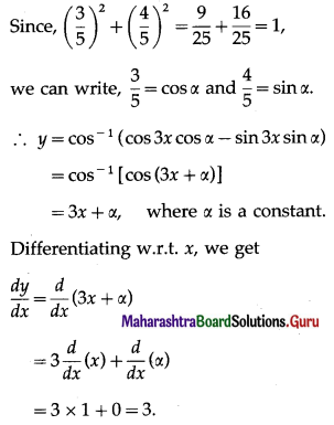 Maharashtra Board 12th Maths Solutions Chapter 1 Differentiation Ex 1.2 59