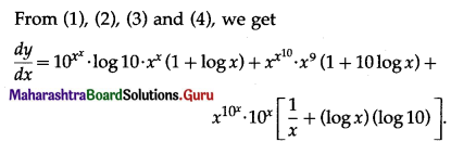 Maharashtra Board 12th Maths Solutions Chapter 1 Differentiation Ex 1.3 Q2 (vii).3