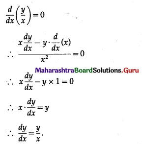 Maharashtra Board 12th Maths Solutions Chapter 1 Differentiation Ex 1.3 Q4 (iv).1