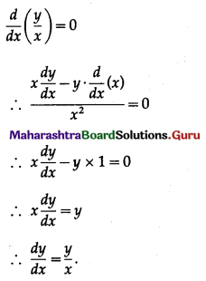 Maharashtra Board 12th Maths Solutions Chapter 1 Differentiation Ex 1.3 Q4 (vi).1