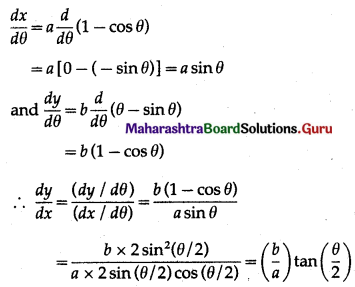 Maharashtra Board 12th Maths Solutions Chapter 1 Differentiation Ex 1.4 Q1 (v)