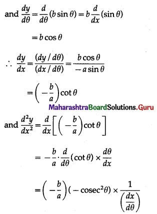 Maharashtra Board 12th Maths Solutions Chapter 1 Differentiation Ex 1.5 Q2 (iv).1