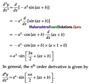 Maharashtra Board 12th Maths Solutions Chapter 1 Differentiation Ex 1.5 Q4 (vii).1