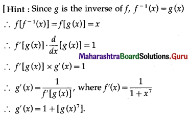 Maharashtra Board 12th Maths Solutions Chapter 1 Differentiation Miscellaneous Exercise 1 I Q8