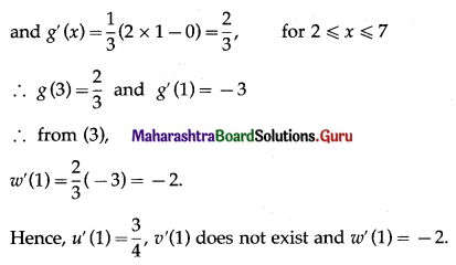 Maharashtra Board 12th Maths Solutions Chapter 1 Differentiation Miscellaneous Exercise 1 II Q1.6
