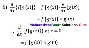 Maharashtra Board 12th Maths Solutions Chapter 1 Differentiation Miscellaneous Exercise 1 II Q3.1