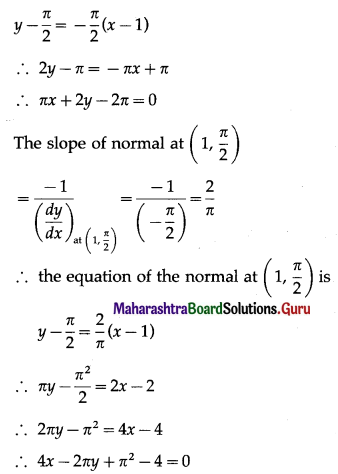 Maharashtra Board 12th Maths Solutions Chapter 2 Applications of Derivatives Ex 2.1 Q1 (iv).1