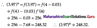 Maharashtra Board 12th Maths Solutions Chapter 2 Applications of Derivatives Ex 2.2 Q1 (iv).1