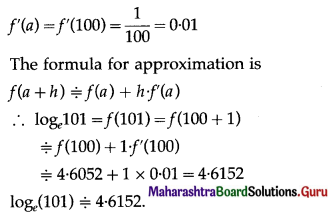 Maharashtra Board 12th Maths Solutions Chapter 2 Applications of Derivatives Ex 2.2 Q5 (i).1