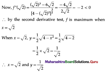 Maharashtra Board 12th Maths Solutions Chapter 2 Applications of Derivatives Ex 2.4 Q14.4