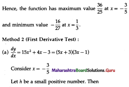 Maharashtra Board 12th Maths Solutions Chapter 2 Applications of Derivatives Ex 2.4 Q9 (i).3