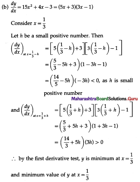 Maharashtra Board 12th Maths Solutions Chapter 2 Applications of Derivatives Ex 2.4 Q9 (i).5
