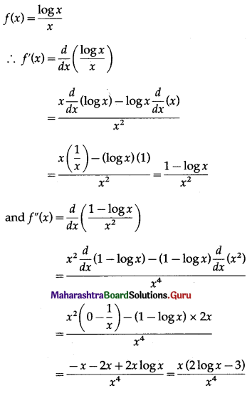 Maharashtra Board 12th Maths Solutions Chapter 2 Applications of Derivatives Ex 2.4 Q9 (vi)
